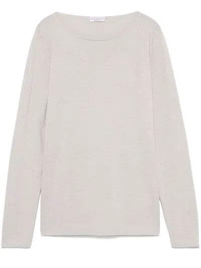 Brunello Cucinelli Cashmere Boat Neck Sweater