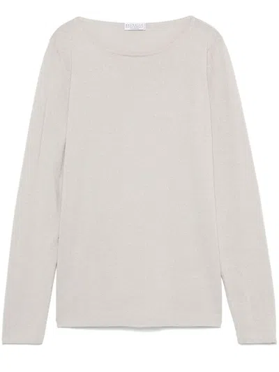 Brunello Cucinelli Cashmere Boat Neck Sweater