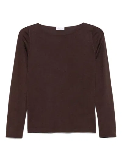 BRUNELLO CUCINELLI BRUNELLO CUCINELLI CASHMERE BOAT-NECK SWEATER
