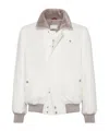 Brunello Cucinelli Cashmere Aviator Jacket