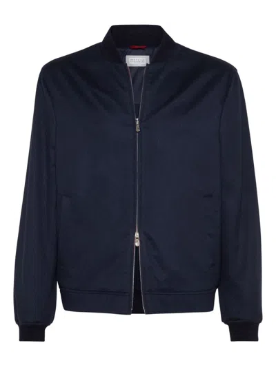 BRUNELLO CUCINELLI BRUNELLO CUCINELLI CASHMERE BOMBER JACKET