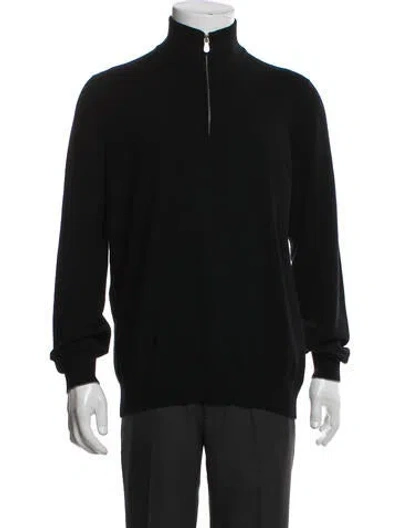 Pre-owned Brunello Cucinelli Cashmere Bomber Jacket In Blue