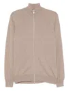 Brunello Cucinelli Zipper Cardigan High Collar