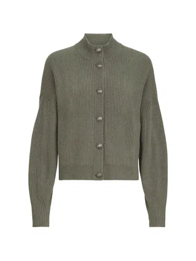 Brunello Cucinelli Cashmere Cardigan In Green