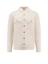Brunello Cucinelli Cashmere Cardigan In Neutral
