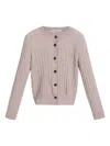 Brunello Cucinelli Cashmere Cardigan In Pink