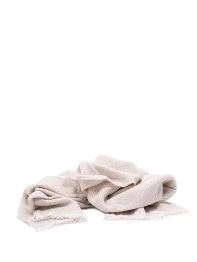Brunello Cucinelli Cashmere Chevron Scarf