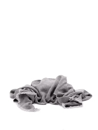 Brunello Cucinelli Cashmere Chevron Scarf