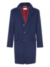 Brunello Cucinelli Water-resistant Coat In Blue