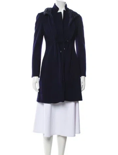 Pre-owned Brunello Cucinelli Cashmere Coat In Blue