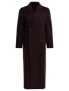 Brunello Cucinelli Cashmere Coat Coats Red In Burgundy