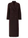 Brunello Cucinelli Cashmere Coat Coats And Trench Coats Bordeaux
