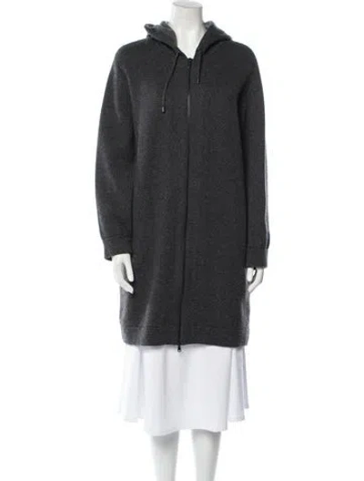 Pre-owned Brunello Cucinelli Cashmere Coat In Gray