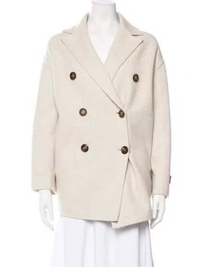 Pre-owned Brunello Cucinelli Cashmere Coat In Gray