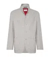 Brunello Cucinelli Blazer-style Outerwear In Grey