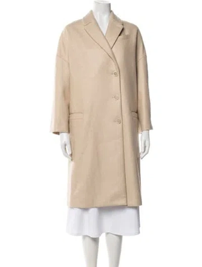 Pre-owned Brunello Cucinelli Cashmere Coat In Neutral