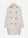 Brunello Cucinelli Cashmere Cocoon Coat In Neutral