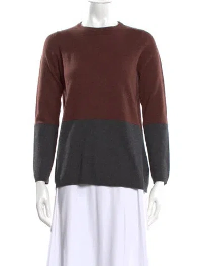 Pre-owned Brunello Cucinelli Cashmere Colorblock Pattern Sweater In Multi