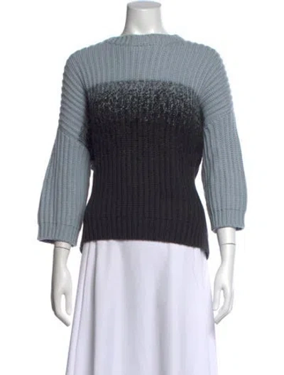 Pre-owned Brunello Cucinelli Cashmere Colorblock Pattern Sweater In Multi