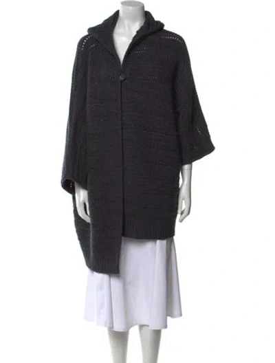 Pre-owned Brunello Cucinelli Cashmere Cowl Neck Sweater In Black