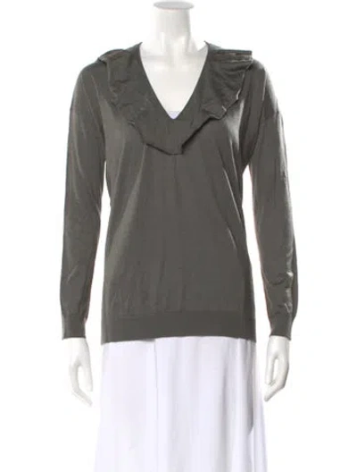 Pre-owned Brunello Cucinelli Cashmere Cowl Neck Sweater W/ Tags In Gray