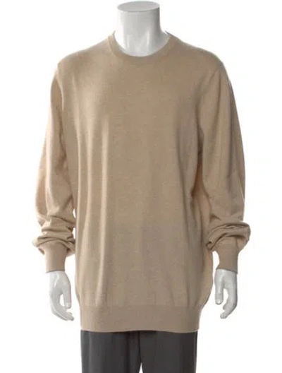 Pre-owned Brunello Cucinelli Cashmere Crew Neck Cardigan In Neutrals