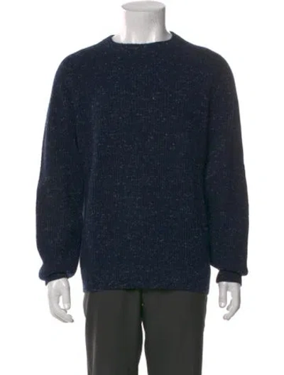 Pre-owned Brunello Cucinelli Cashmere Crew Neck Pullover In Blue