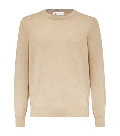 BRUNELLO CUCINELLI CASHMERE CREW-NECK SWEATER