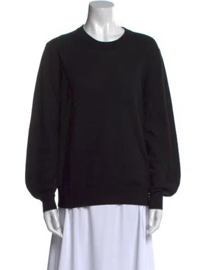 Pre-owned Brunello Cucinelli Cashmere Crew Neck Sweater In Black