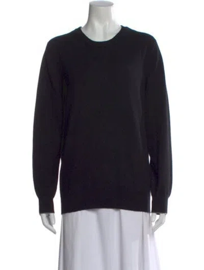 Pre-owned Brunello Cucinelli Cashmere Crew Neck Sweater In Black