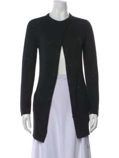 Pre-owned Brunello Cucinelli Cashmere Crew Neck Sweater In Black