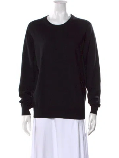 Pre-owned Brunello Cucinelli Cashmere Crew Neck Sweater In Black