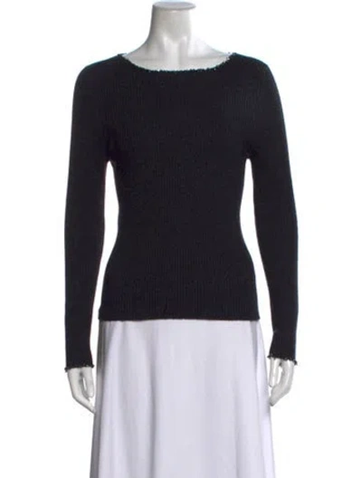 Pre-owned Brunello Cucinelli Cashmere Crew Neck Sweater In Black