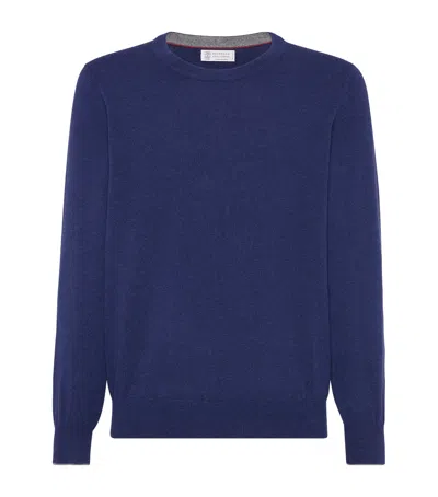 BRUNELLO CUCINELLI CASHMERE CREW-NECK SWEATER