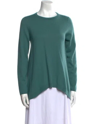 Pre-owned Brunello Cucinelli Cashmere Crew Neck Sweater In Blue