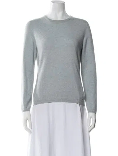 Pre-owned Brunello Cucinelli Cashmere Crew Neck Sweater In Blue