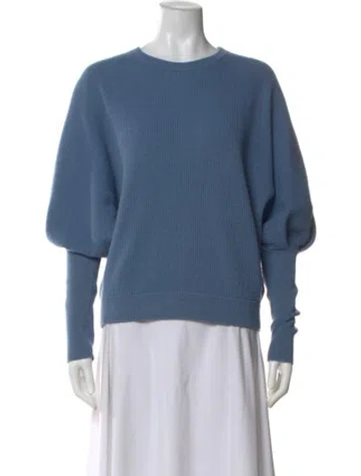 Pre-owned Brunello Cucinelli Cashmere Crew Neck Sweater In Blue