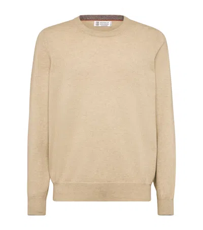BRUNELLO CUCINELLI CASHMERE CREW-NECK SWEATER