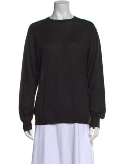 Pre-owned Brunello Cucinelli Cashmere Crew Neck Sweater In Gray