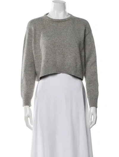 Pre-owned Brunello Cucinelli Cashmere Crew Neck Sweater In Gray