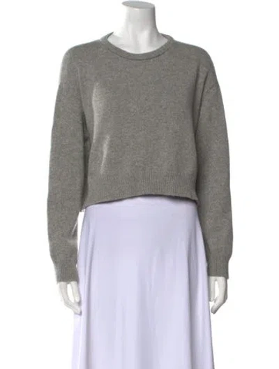 Pre-owned Brunello Cucinelli Cashmere Crew Neck Sweater In Gray