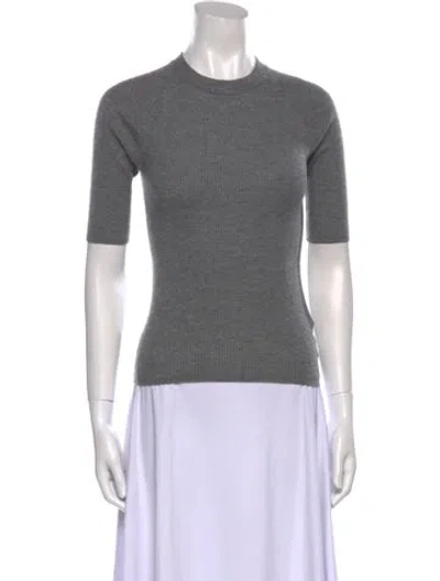 Pre-owned Brunello Cucinelli Cashmere Crew Neck Sweater In Gray