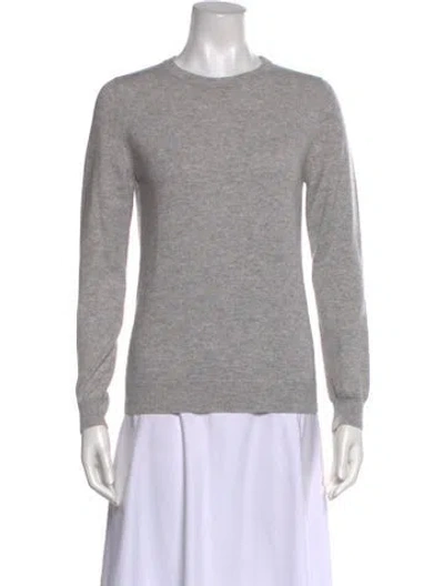 Pre-owned Brunello Cucinelli Cashmere Crew Neck Sweater In Gray