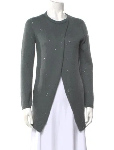 Pre-owned Brunello Cucinelli Cashmere Crew Neck Sweater In Gray