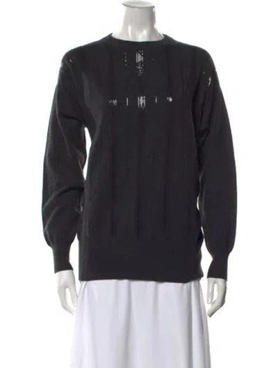 Pre-owned Brunello Cucinelli Cashmere Crew Neck Sweater In Gray