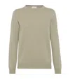 Brunello Cucinelli Cashmere Crew-neck Sweater In Green
