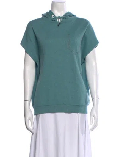Pre-owned Brunello Cucinelli Cashmere Crew Neck Sweater In Green