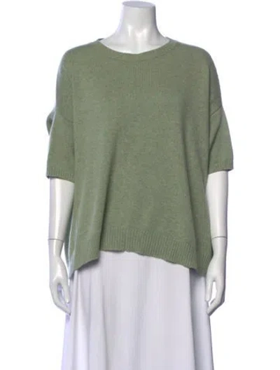 Pre-owned Brunello Cucinelli Cashmere Crew Neck Sweater In Green