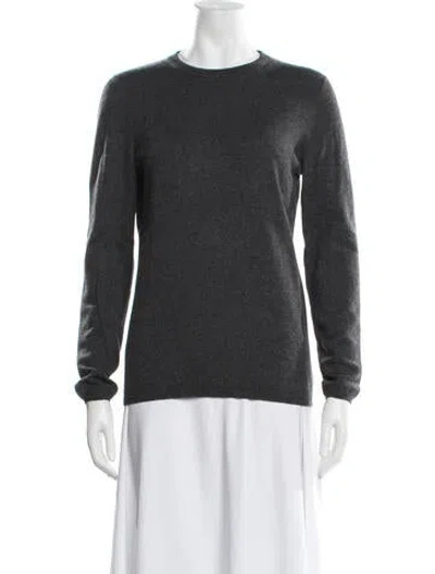 Pre-owned Brunello Cucinelli Cashmere Crew Neck Sweater In Grey