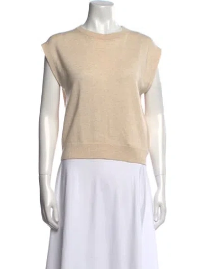 Pre-owned Brunello Cucinelli Cashmere Crew Neck Sweater In Neutral